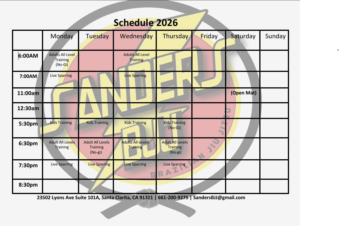 schedule 2026